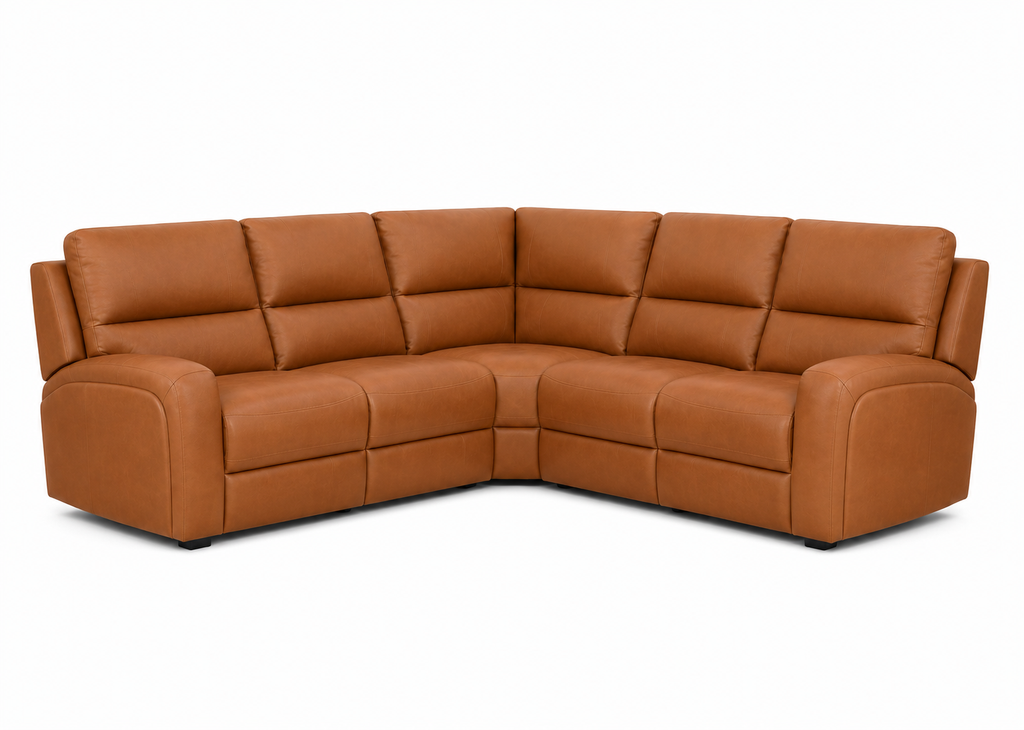 Turner Power Reclining Sectional – Oslo Antelope